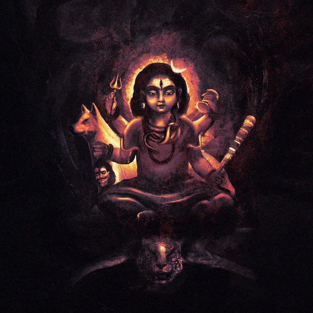 Batuk bhairaw puja with decorated entrance and priest performing rituals